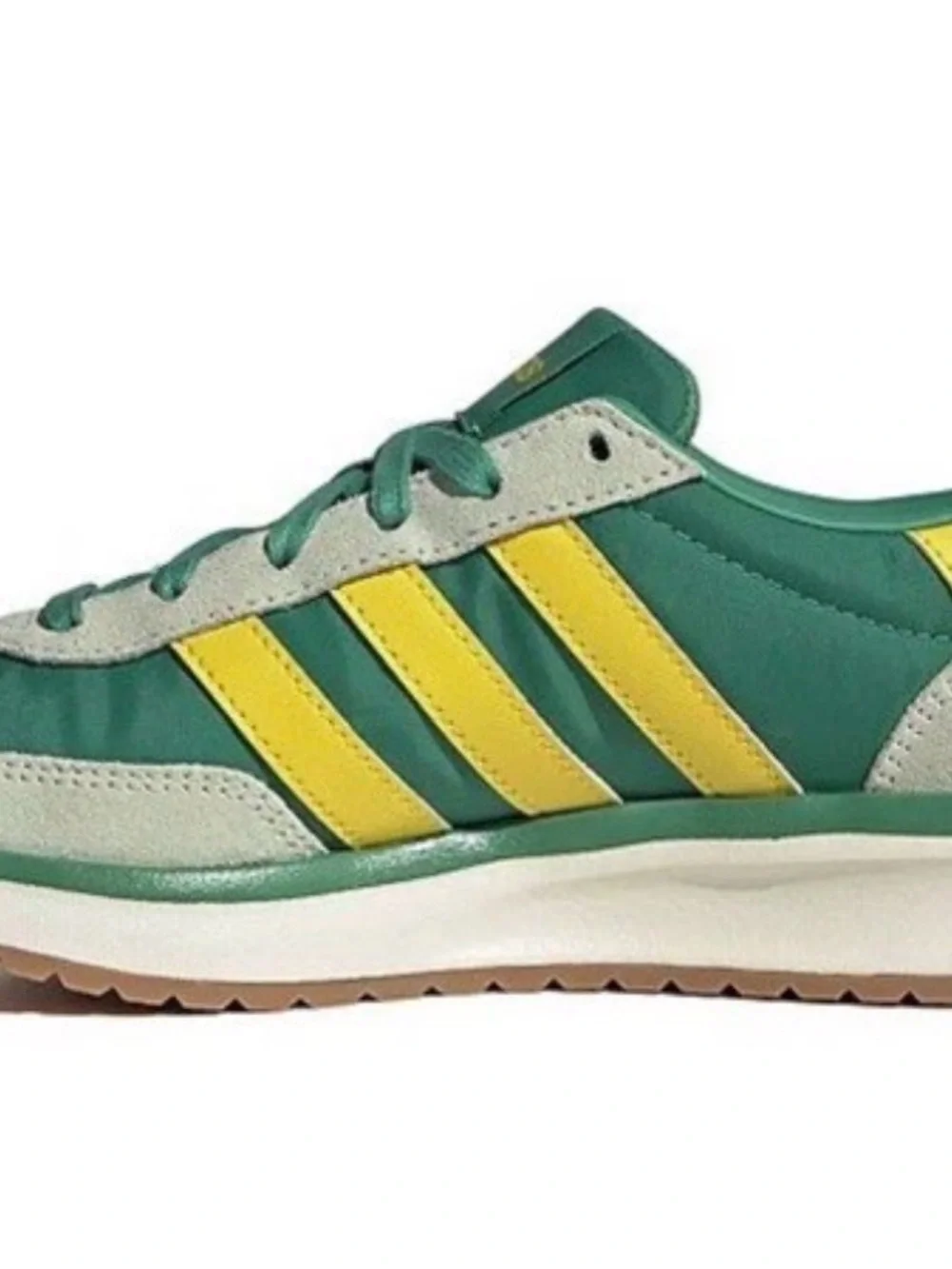 Adidas Women’s Green and Yellow Retro Low-Top Sneaker Size 8 New In Box